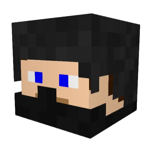 BlueDragon92003 Minecraft avatar head, 3D render
