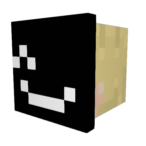 BlueDreamer6666 Minecraft avatar head, 3D render