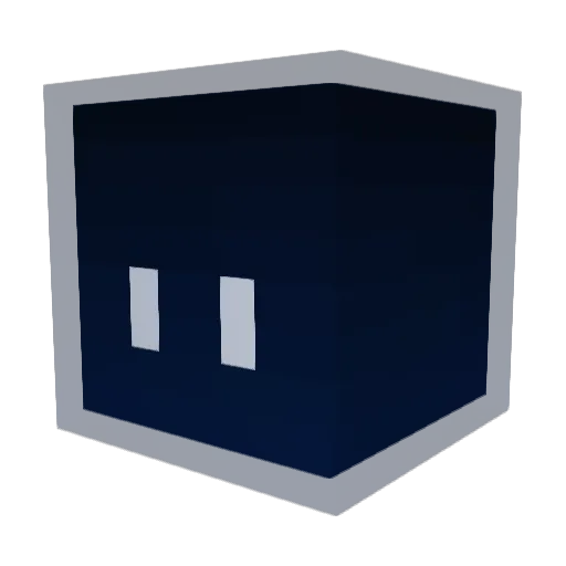 BlueFrog1017 Minecraft avatar head, 3D render