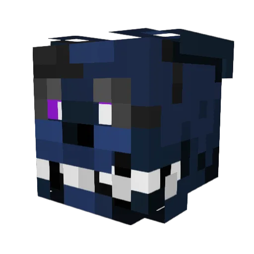 BlueGamer4417 Minecraft avatar head, 3D render