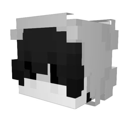 BlueGamerxD Minecraft avatar head, 3D render