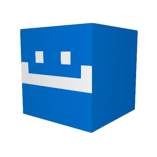 BlueGuy111 Minecraft avatar head, 3D render