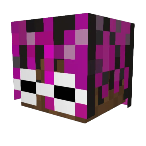 BlueHero880 Minecraft avatar head, 3D render