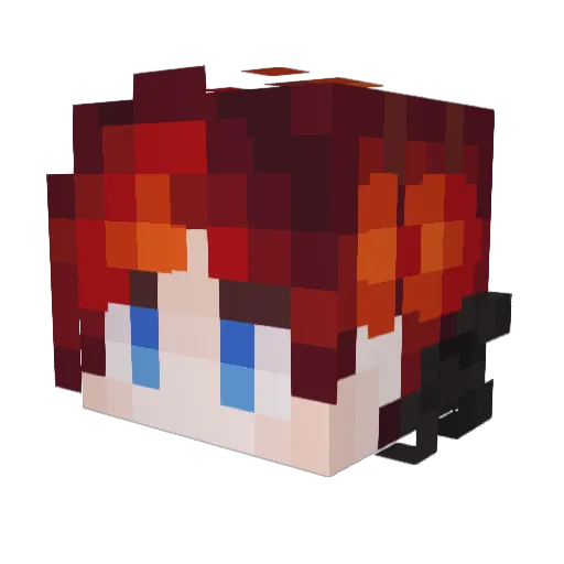 BlueJay232456 Minecraft avatar head, 3D render