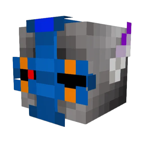 BlueJay2525 Minecraft avatar head, 3D render