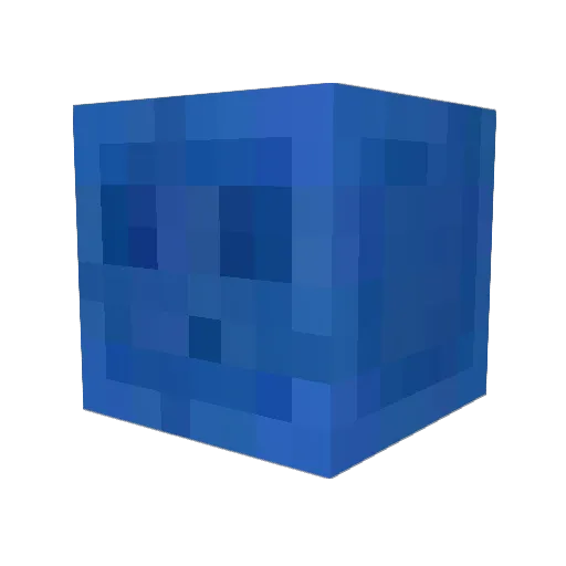 BlueJelly45 Minecraft avatar head, 3D render