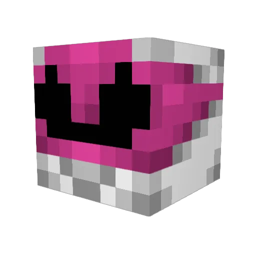 BlueJiggles Minecraft avatar head, 3D render
