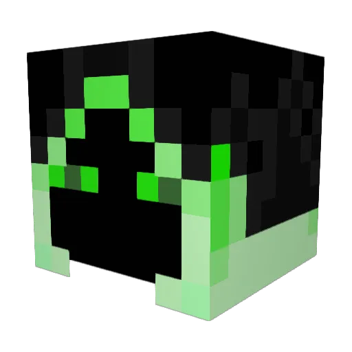 BlueKilla Minecraft avatar head, 3D render