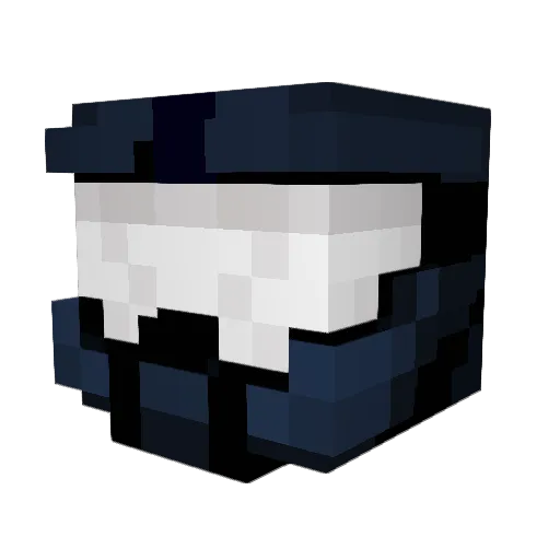 BlueKnight84 Minecraft avatar head, 3D render
