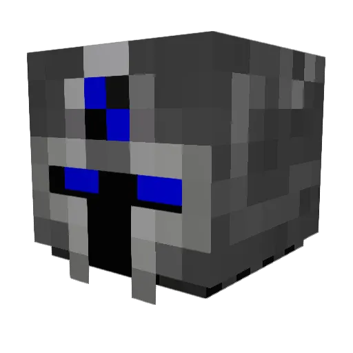 BlueKnight910 Minecraft avatar head, 3D render
