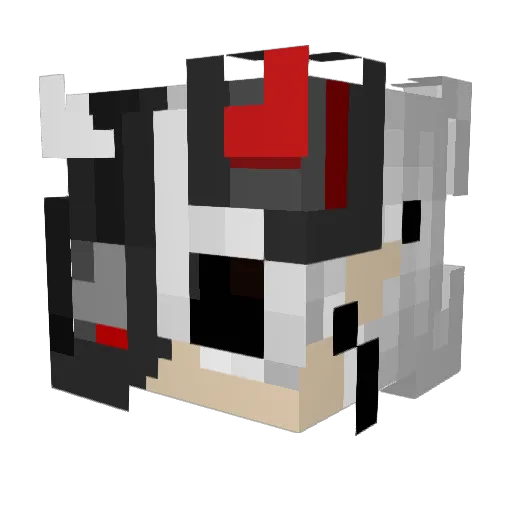 BlueLion1012 Minecraft avatar head, 3D render