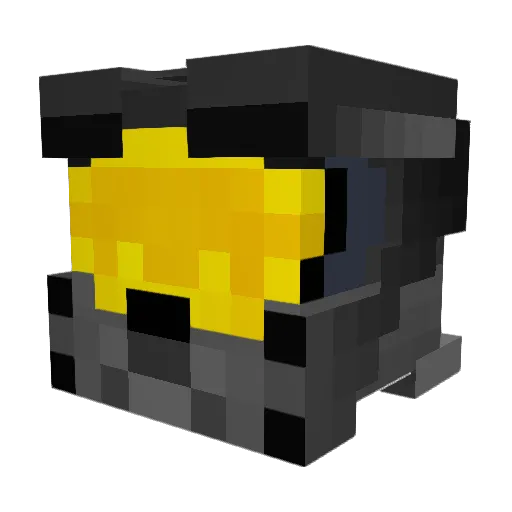 BlueMidget97 Minecraft avatar head, 3D render