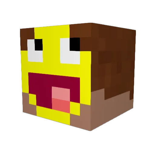 BlueMond33 Minecraft avatar head, 3D render