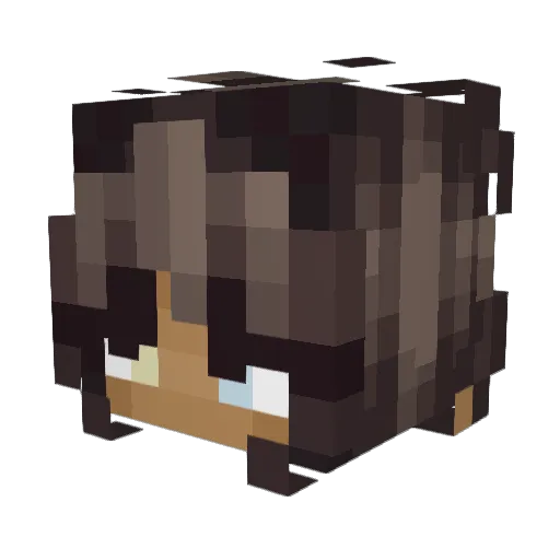 BlueMoon3013 Minecraft avatar head, 3D render