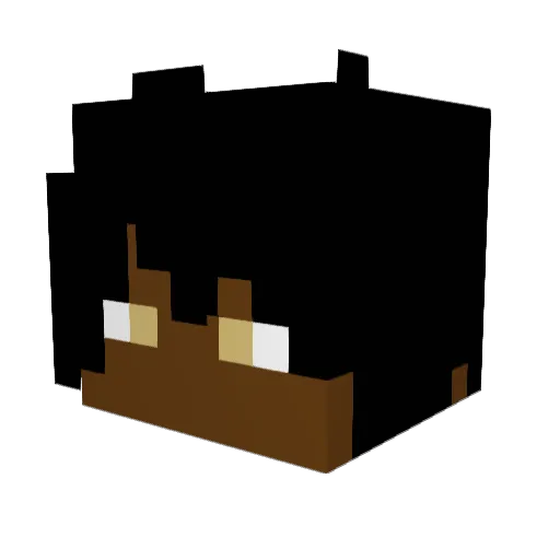 BluePanther2201 Minecraft avatar head, 3D render