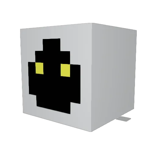 BluePen76 Minecraft avatar head, 3D render