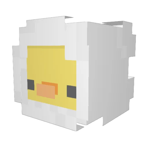BluePrincess13 Minecraft avatar head, 3D render