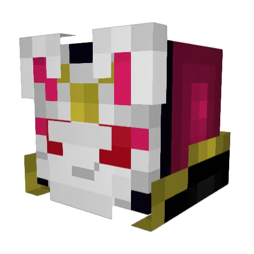 BlueRogue126 Minecraft avatar head, 3D render