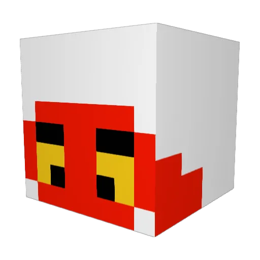 BlueShadowMLP Minecraft avatar head, 3D render