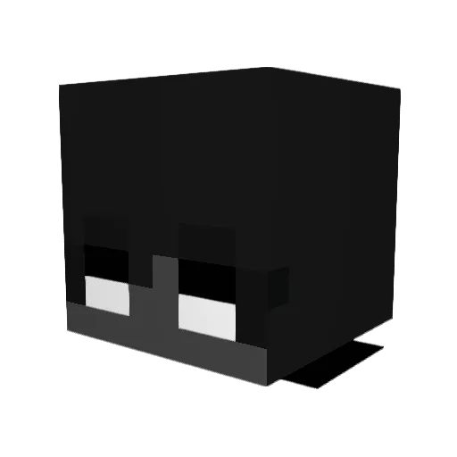 BlueShadowZX Minecraft avatar head, 3D render