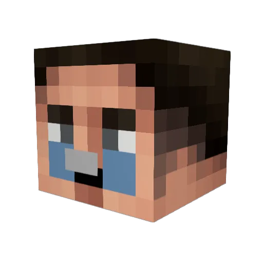 BlueSpyGaming Minecraft avatar head, 3D render