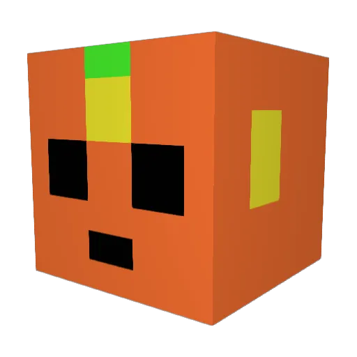 BlueStarSparkle Minecraft avatar head, 3D render