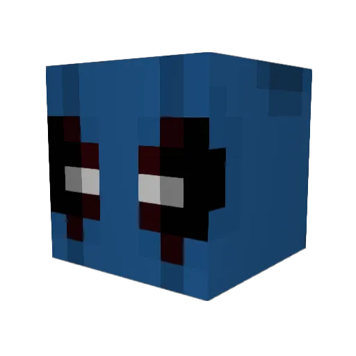 BlueTurtle6754 Minecraft avatar head, 3D render