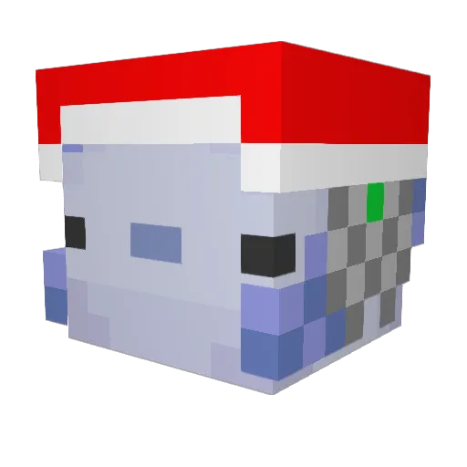 Blue_Axolotl123 Minecraft avatar head, 3D render
