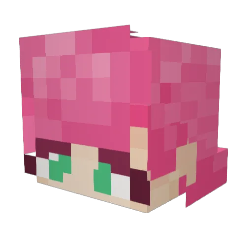 Blue_Escapes Minecraft avatar head, 3D render
