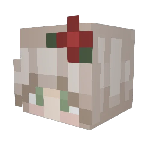 Blue_Jay123 Minecraft avatar head, 3D render