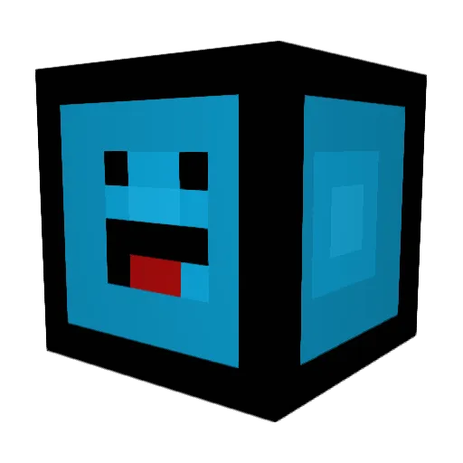 Blue_Magik Minecraft avatar head, 3D render