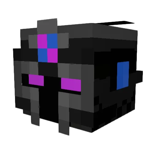 Blue_Pearl Minecraft avatar head, 3D render
