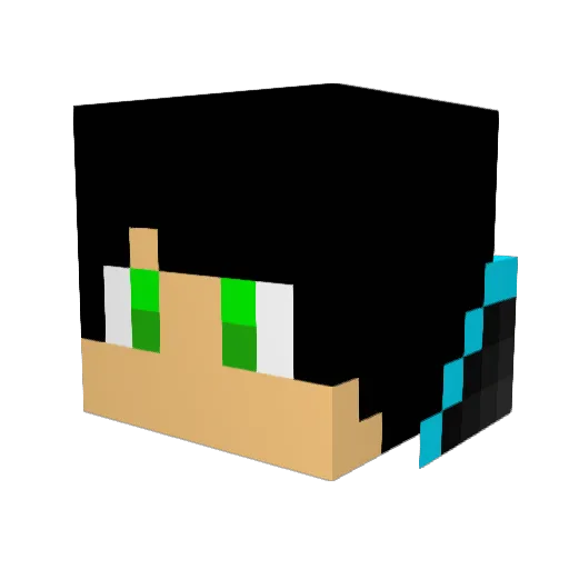 Blue_Phoenix24 Minecraft avatar head, 3D render