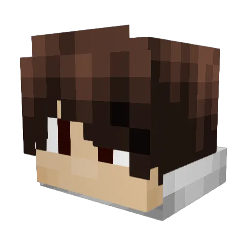 Blue_Planete Minecraft avatar head, 3D render