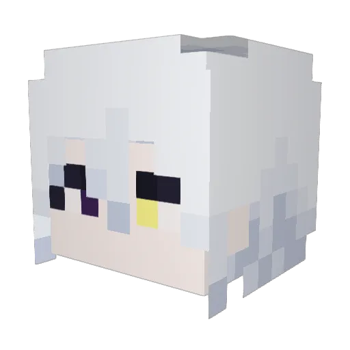 Blue_Reas_56 Minecraft avatar head, 3D render