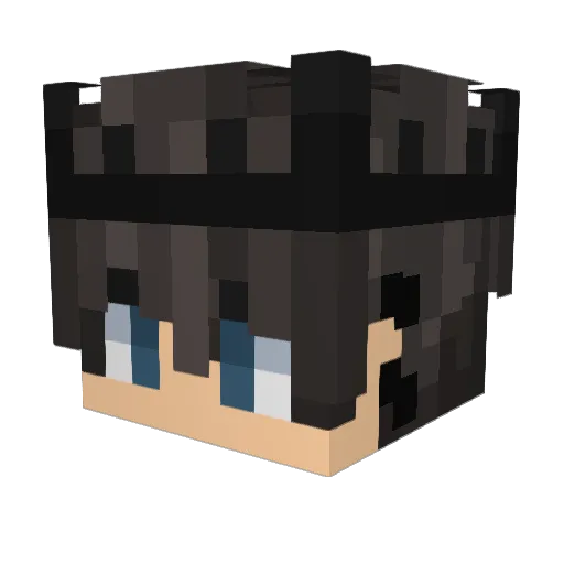 Blue_Sky2004 Minecraft avatar head, 3D render
