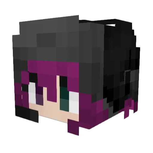 Blue_St4r Minecraft avatar head, 3D render