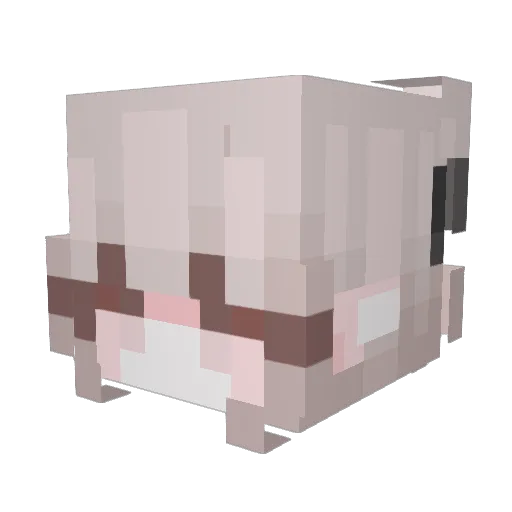 Blue_berry1 Minecraft avatar head, 3D render