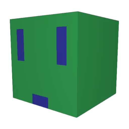 Blue_cheater8 Minecraft avatar head, 3D render