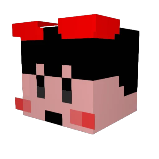 Blueballoon89 Minecraft avatar head, 3D render