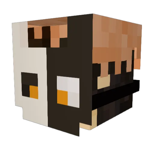 Bluebley15 Minecraft avatar head, 3D render