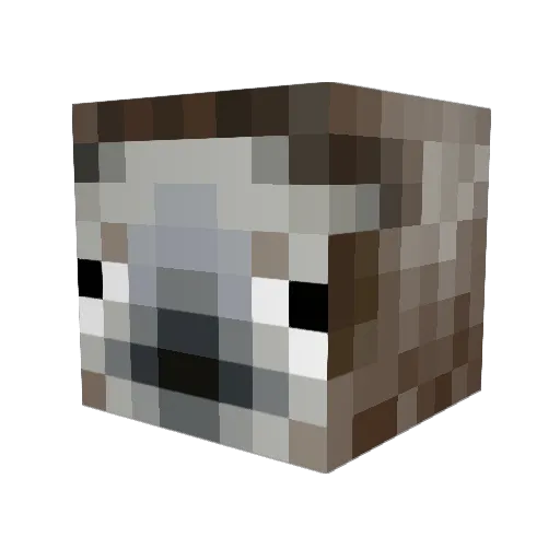 Bluecobra7 Minecraft avatar head, 3D render