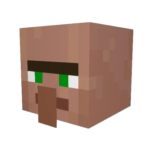Blueflame299v2 Minecraft avatar head, 3D render