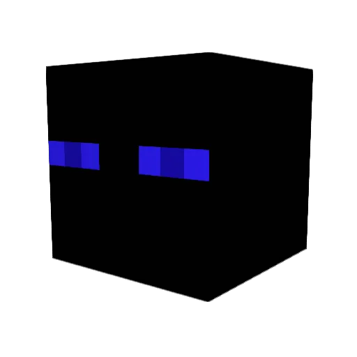 Blueflamex Minecraft avatar head, 3D render