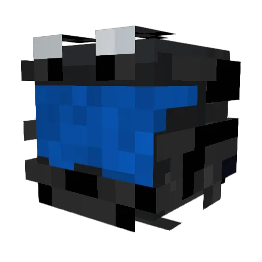 Bluegamerdog Minecraft avatar head, 3D render