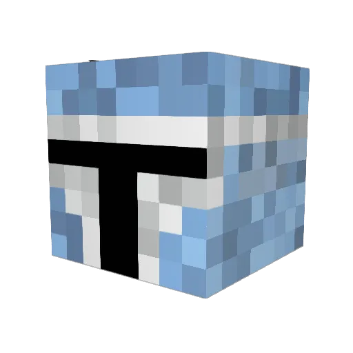 Bluejay198 Minecraft avatar head, 3D render