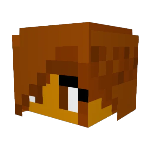 Bluejayrim117 Minecraft avatar head, 3D render