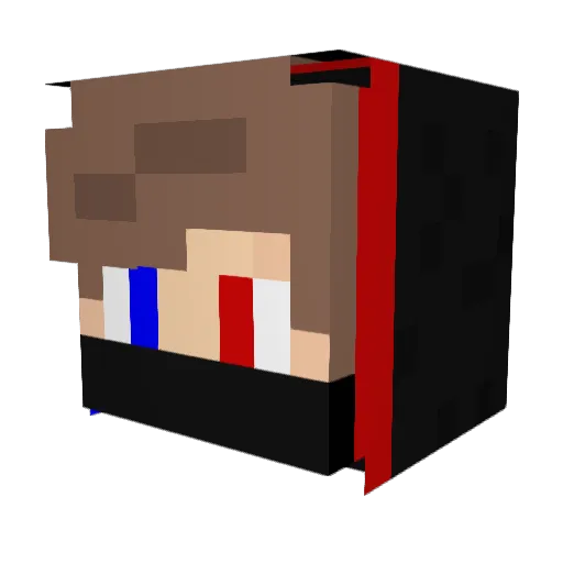 Bluejoke1984 Minecraft avatar head, 3D render