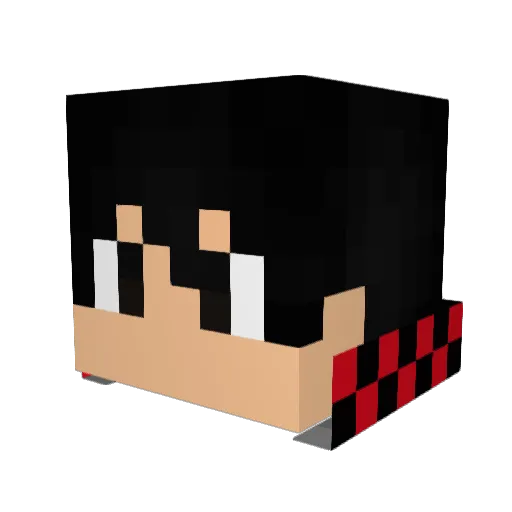 Bluenightowl71 Minecraft avatar head, 3D render