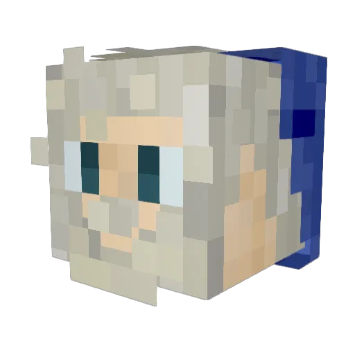 Blueninja6541 Minecraft avatar head, 3D render